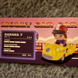 Highly collectible-Molly Car Car Discontinued series. “Banana 7”